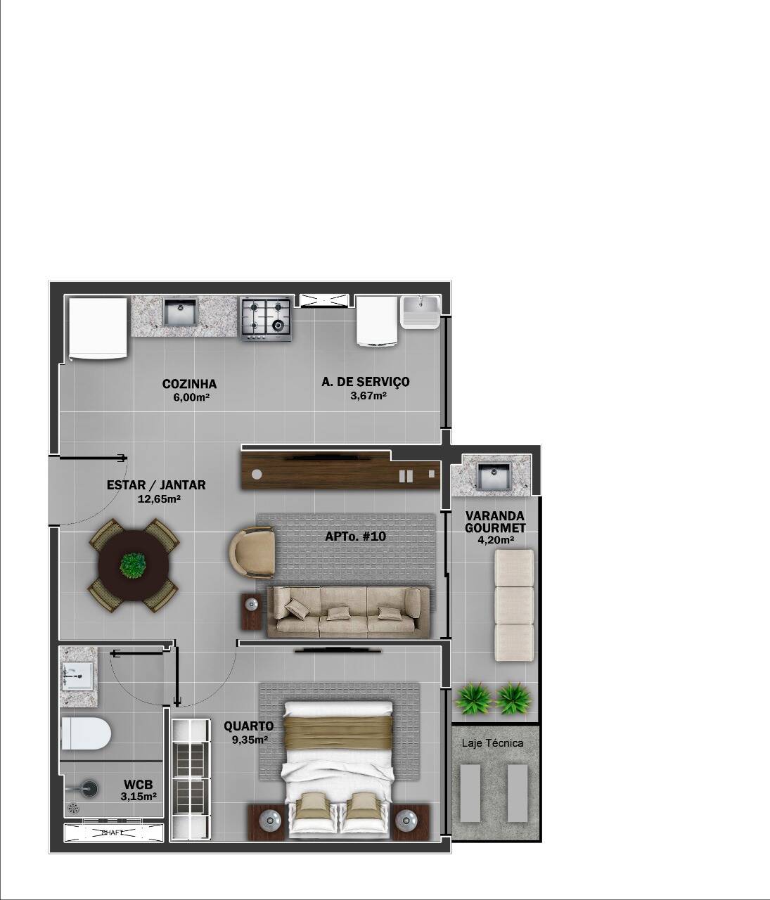 Apartamento à venda com 2 quartos, 70m² - Foto 10