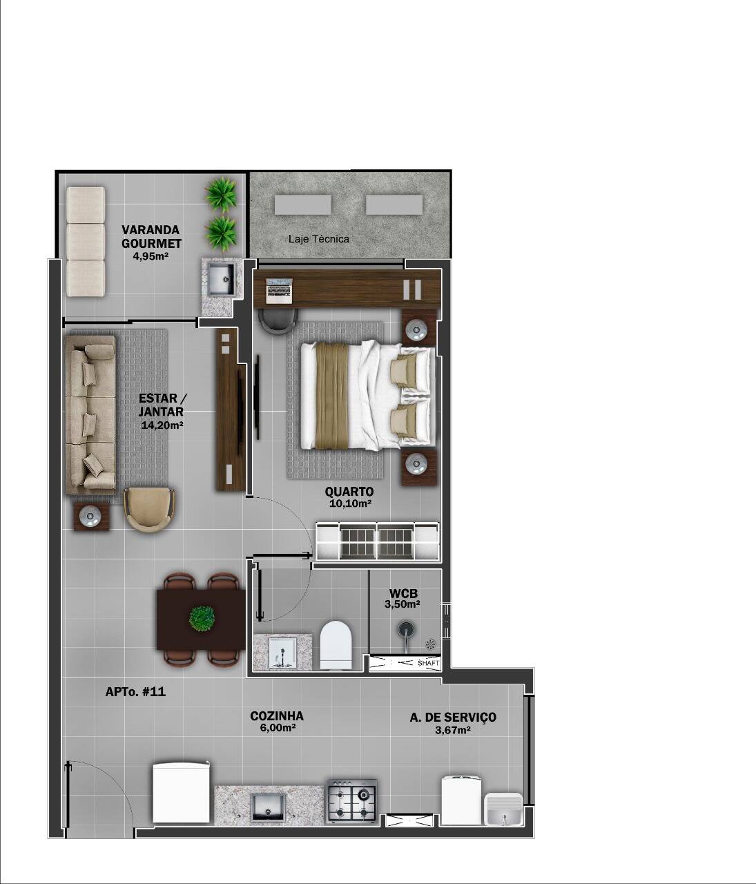 Apartamento à venda com 2 quartos, 70m² - Foto 11